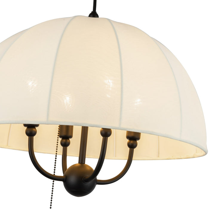 Alora PD661418MB Four Light Pendant, Matte Black