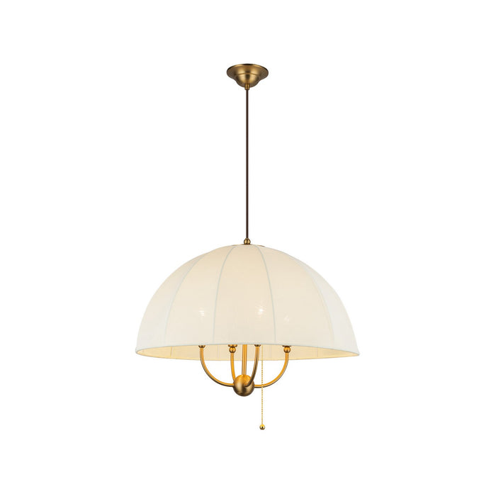 Alora PD661424BG Four Light Pendant, Brushed Gold