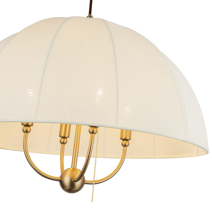 Alora PD661424BG Four Light Pendant, Brushed Gold