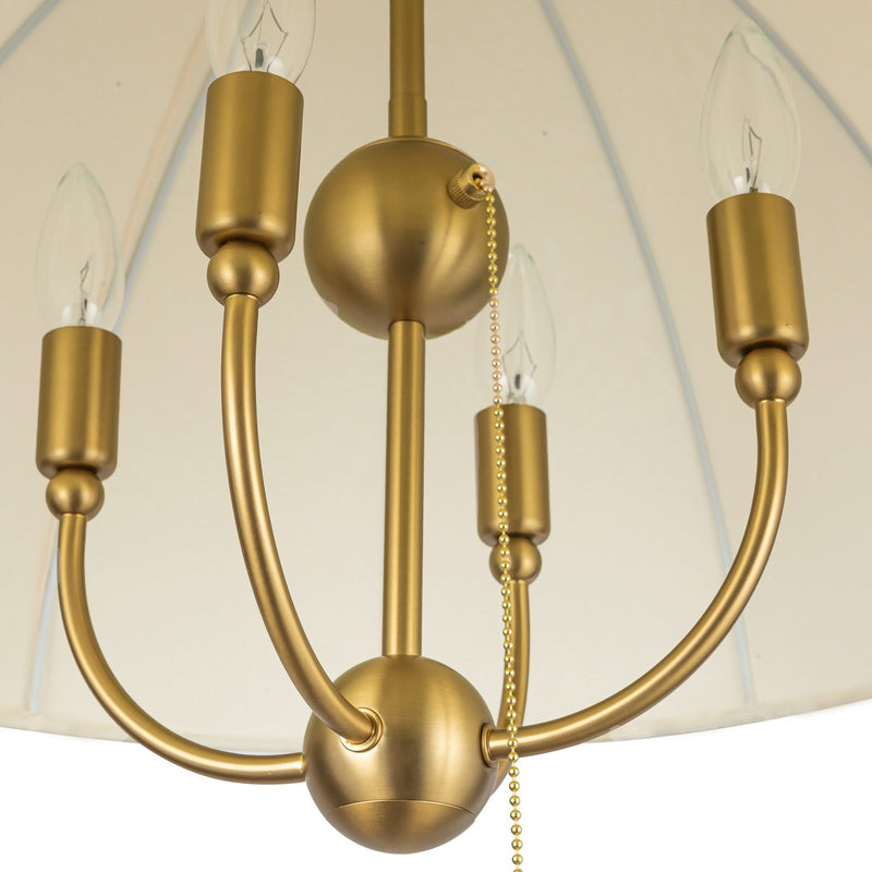 Alora PD661424BG Four Light Pendant, Brushed Gold
