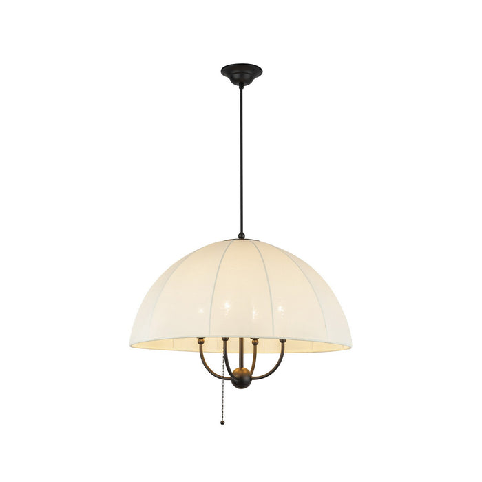Alora PD661424MB Four Light Pendant, Matte Black
