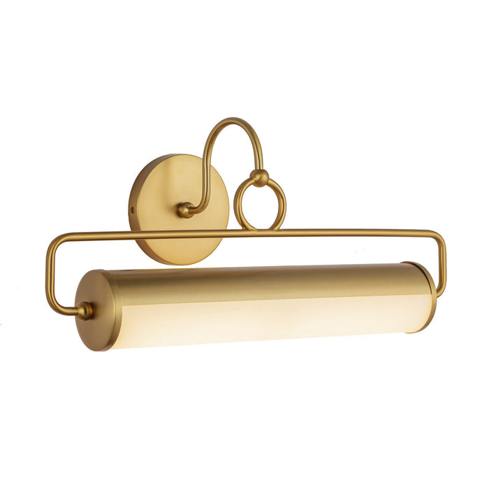 Alora PL447120BG LED Wall/Picture Light, Brushed Gold