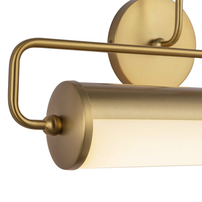 Alora PL447120BG LED Wall/Picture Light, Brushed Gold