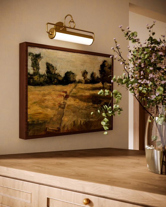 Alora PL447120BG LED Wall/Picture Light, Brushed Gold