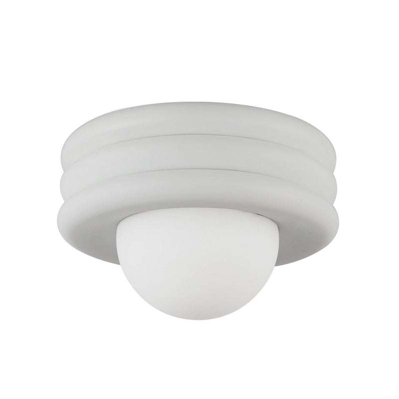 Alora SF426012AW One Light Semi-Flush Mount, Antique White