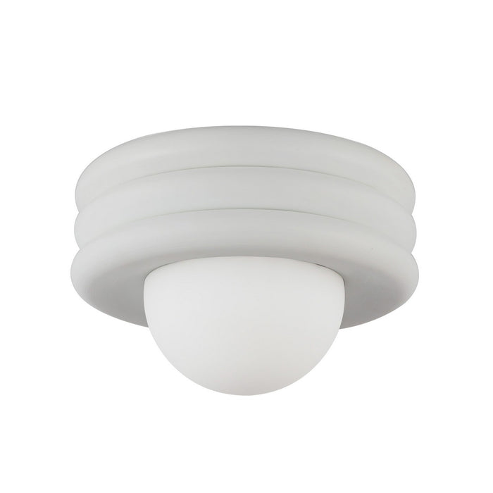 Alora SF426012AW One Light Semi-Flush Mount, Antique White