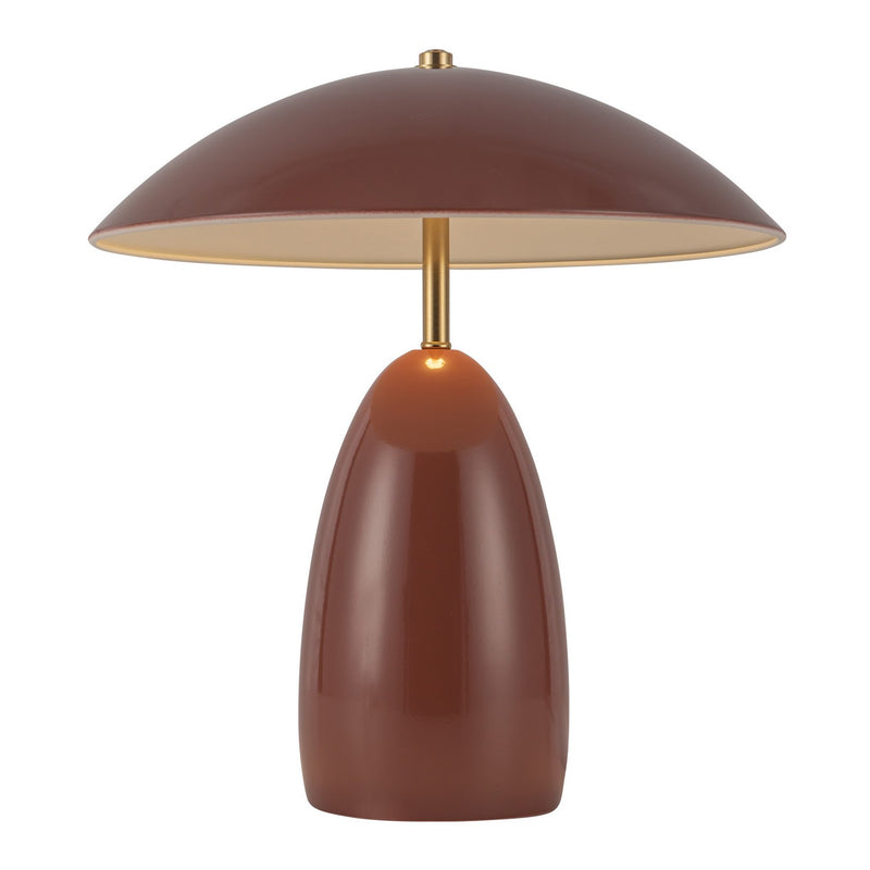 Alora TL437012BGD LED Table Lamp, Burgundy