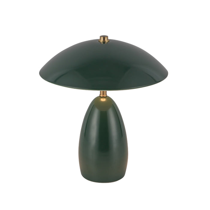 Alora TL437409PGN LED Table Lamp, Pine Green