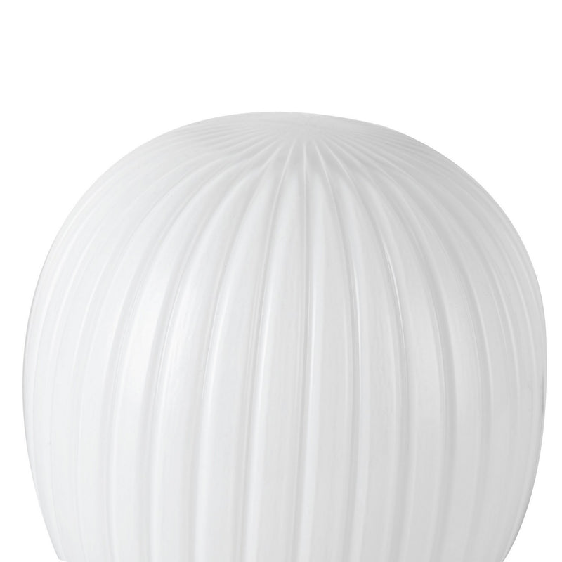Alora TL579107MBGR One Light Table Lamp, Matte Black/Glossy Ribbed Opal Glass