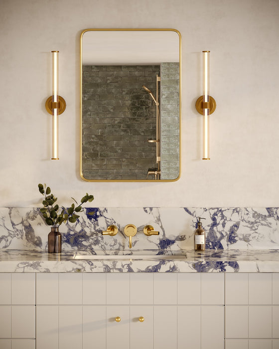 Alora WV509024BG-UNV LED Wall/Vanity, Brushed Gold