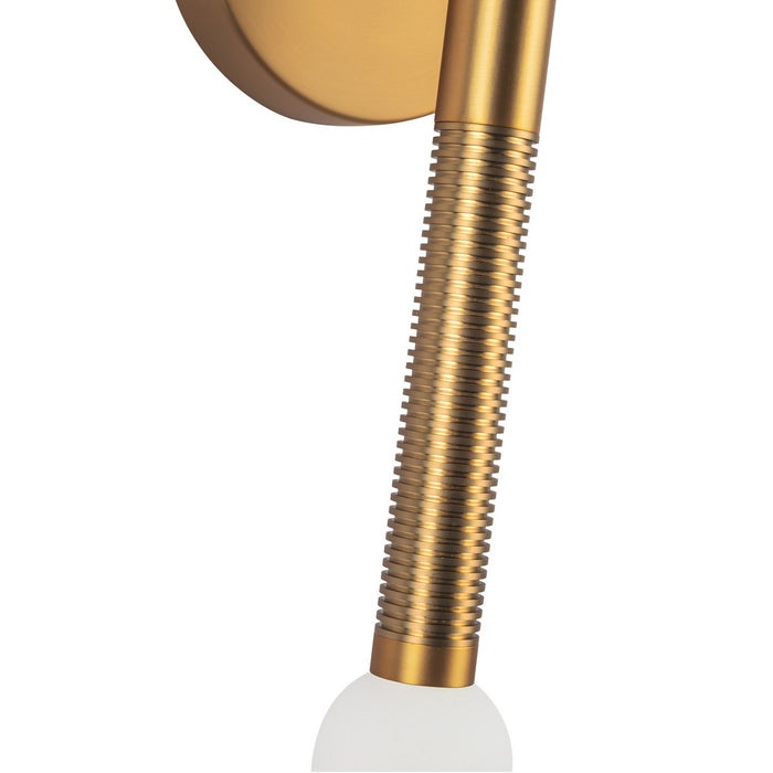 Alora WV612114BGOP-UNV LED Wall/Vanity, Brushed Gold/Opal Glass