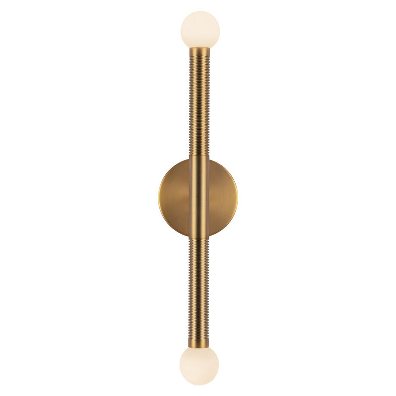 Alora WV612223BGOP-UNV LED Wall/Vanity, Brushed Gold/Opal Glass