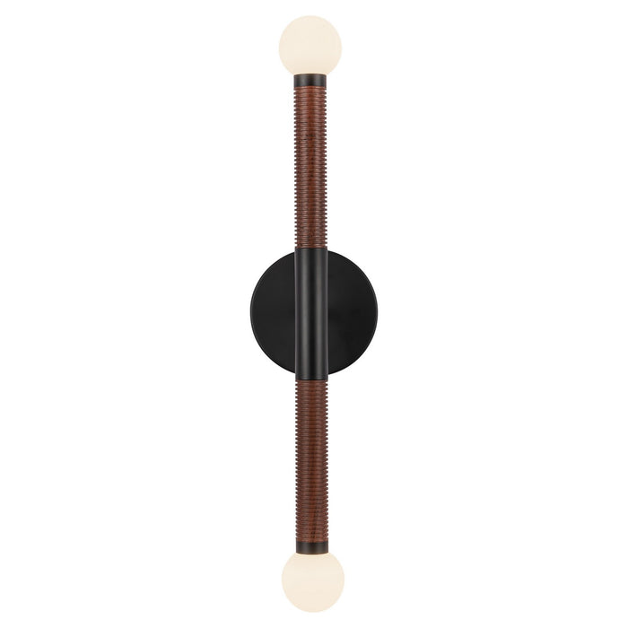 Alora WV612223MBOP-UNV LED Wall/Vanity, Matte Black/Opal Glass