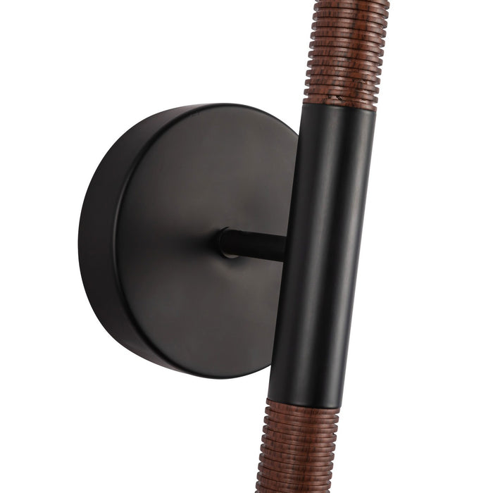 Alora WV612223MBOP-UNV LED Wall/Vanity, Matte Black/Opal Glass