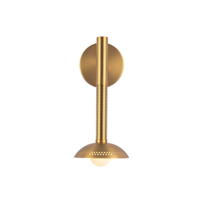 Alora WV616114BGOP-UNV LED Wall/Vanity, Brushed Gold/Opal Glass