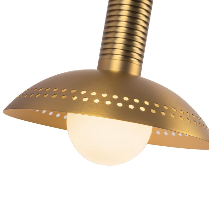 Alora WV616114BGOP-UNV LED Wall/Vanity, Brushed Gold/Opal Glass
