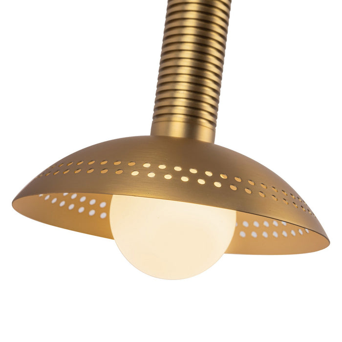 Alora WV616223BGOP-UNV LED Wall/Vanity, Brushed Gold/Opal Glass