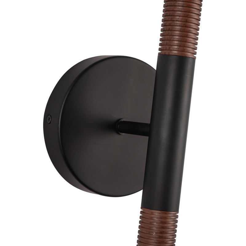 Alora WV616223MBOP-UNV LED Wall/Vanity, Matte Black/Opal Glass