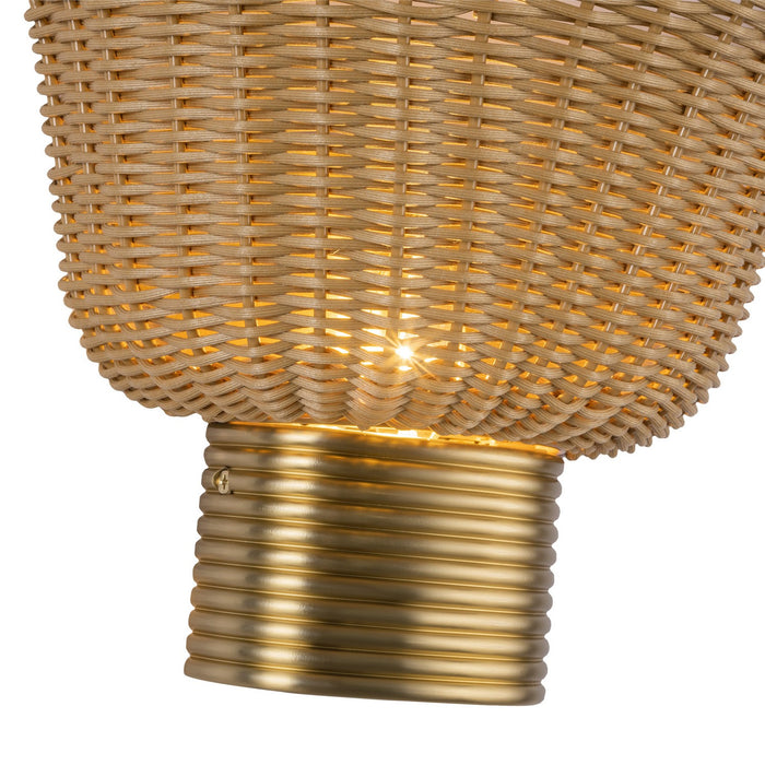 Alora WV667014BG One Light Vanity, Brushed Gold
