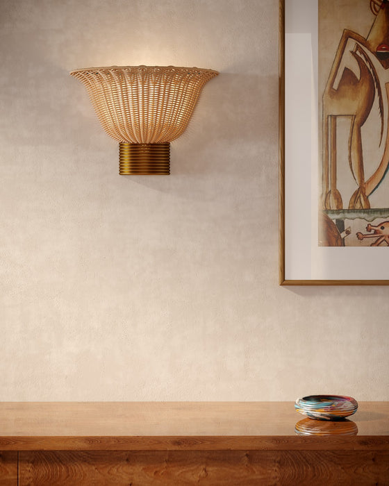 Alora WV667014BG One Light Vanity, Brushed Gold