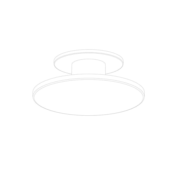 W.A.C. Lighting FM-250708-CS-BN LED Flush Mount, Brushed Nickel