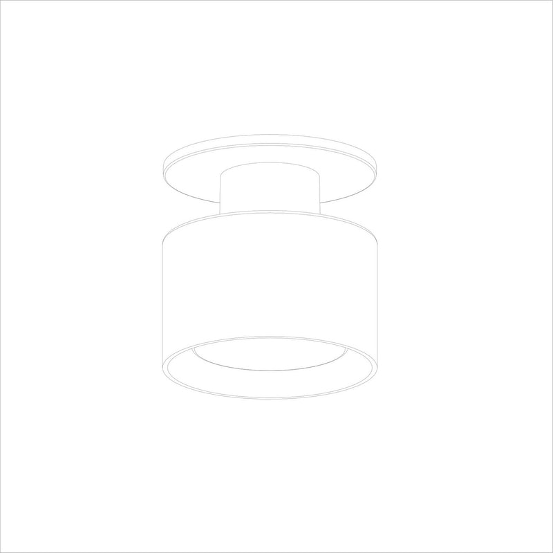 W.A.C. Lighting FM-250905-CS-BK LED Flush Mount, Black