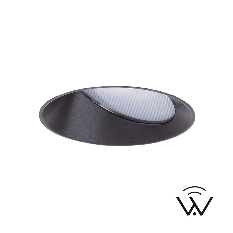 W.A.C. Lighting R2FRWL-TWA-BK LED Trim, Black