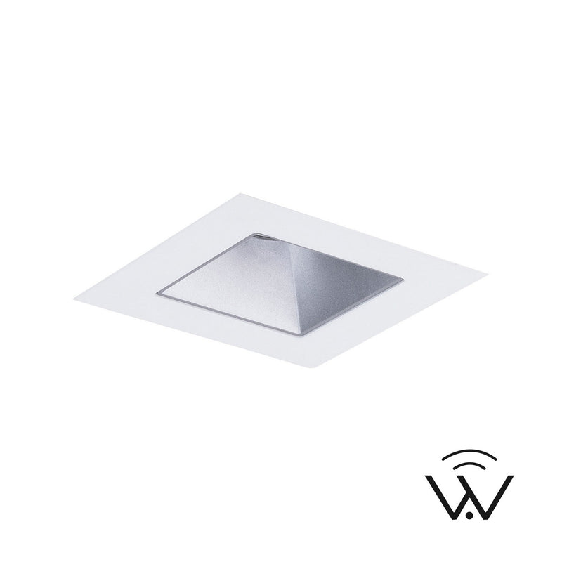 W.A.C. Lighting R2FSDT-TWA-HZWT LED Trim, Haze/White
