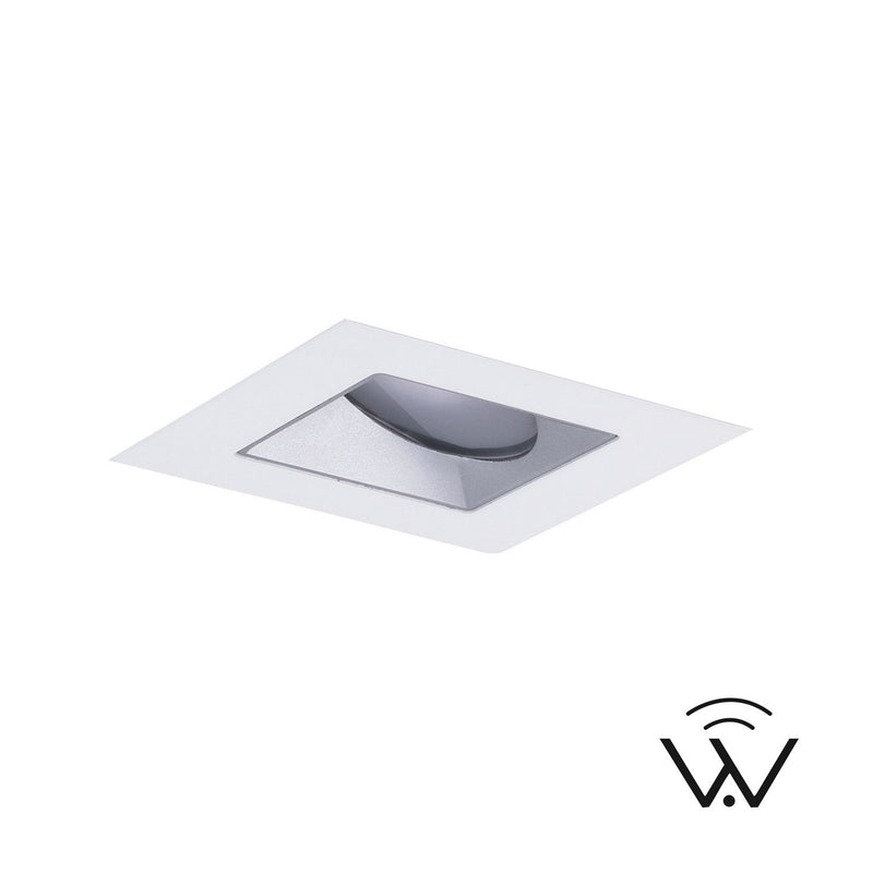W.A.C. Lighting R2FSWT-TWA-HZWT LED Trim, Haze/White