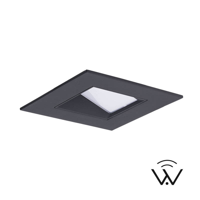 W.A.C. Lighting R4FSWT-TWA-BK LED Trim, Black