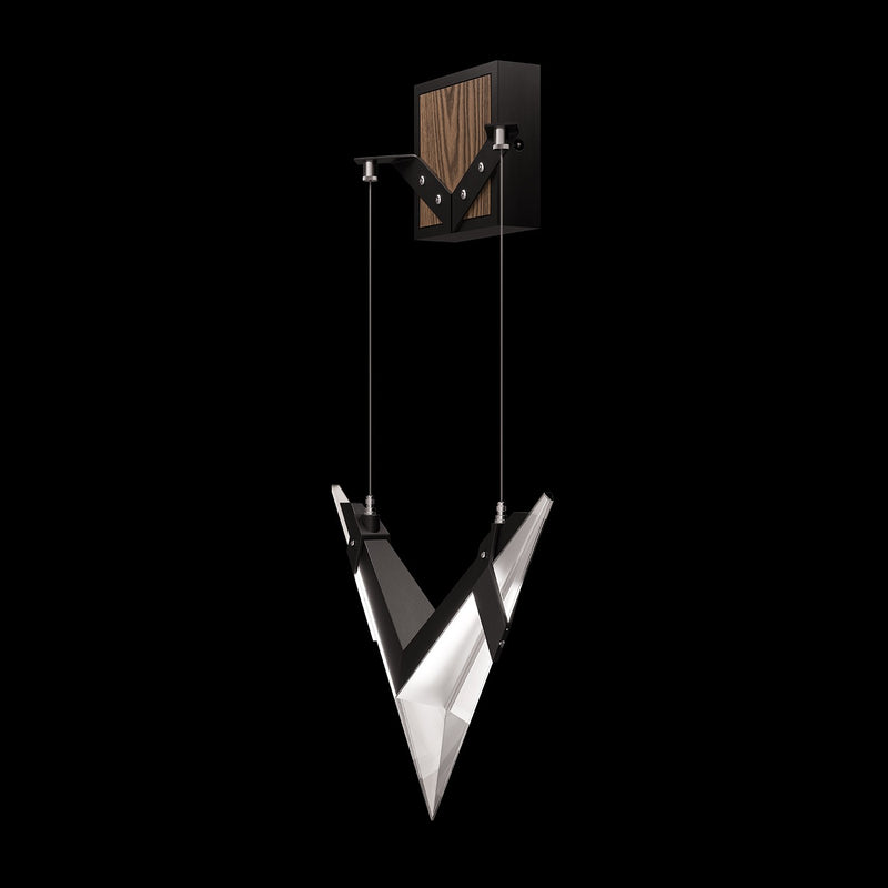 Fine Art 100050-1 LED Wall Sconce, Black