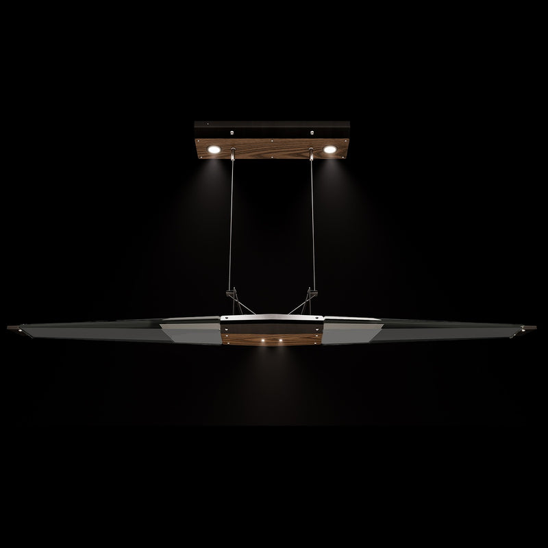 Fine Art 100051-1 LED Linear Pendant, Black