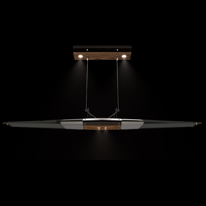 Fine Art 100051-1 LED Linear Pendant, Black