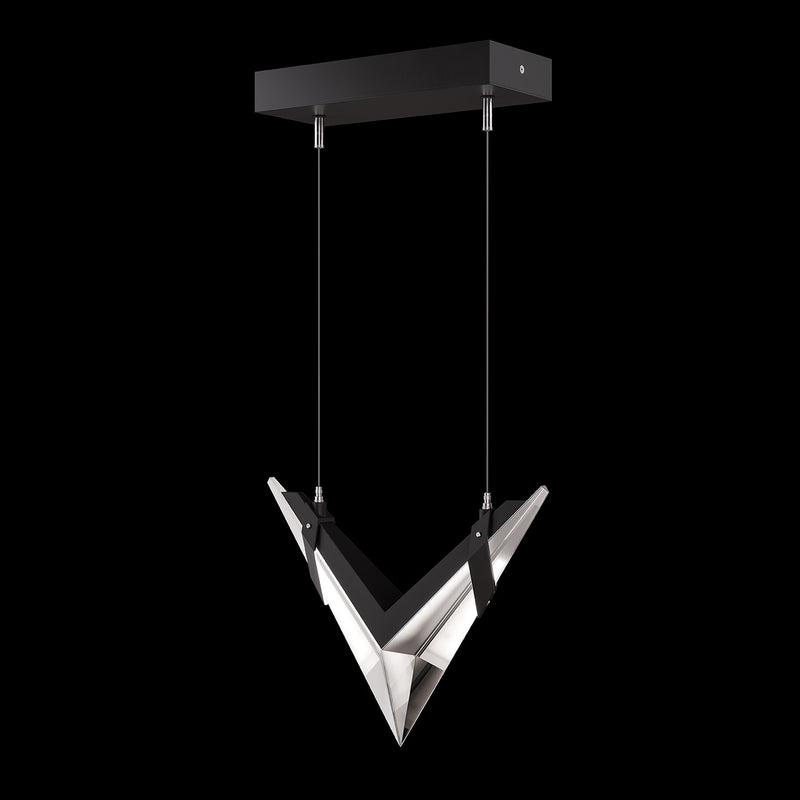 Fine Art 100055-1 LED Linear Pendant, Black