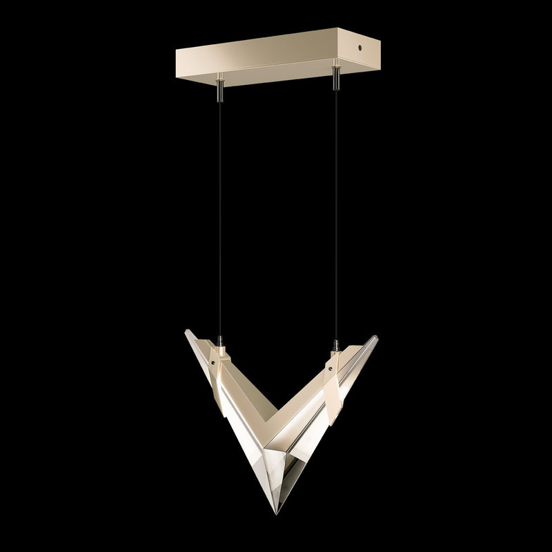 Fine Art 100055-6 LED Linear Pendant, Gold