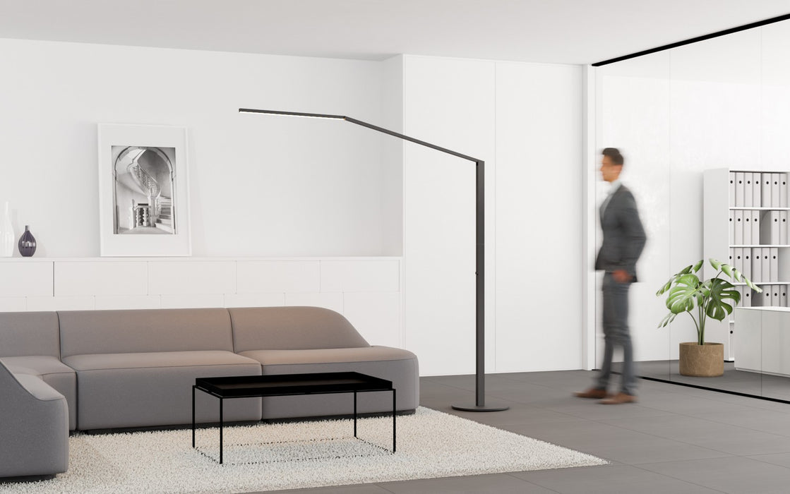 Koncept ZBF6000-SW-MTB LED Floor Lamp, Matte Black
