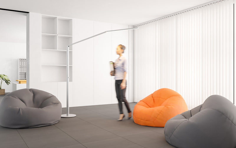 Koncept ZBF6000-SW-MWT LED Floor Lamp, Matte White