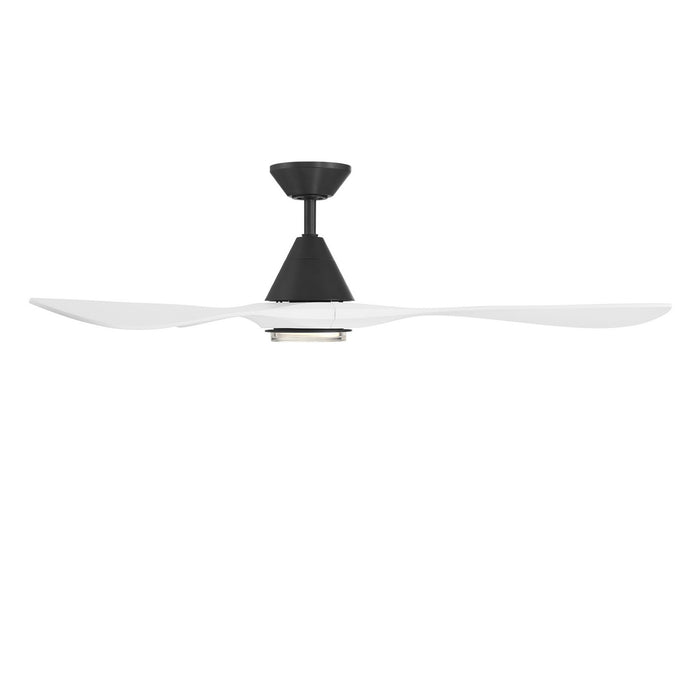 Modern Forms Fans FR-D2504-60L-MB/MW 60" Ceiling Fan, Matte Black/Matte White