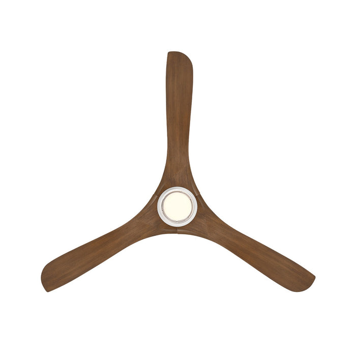 Modern Forms Fans FR-D2504-60L-MW/DK 60" Ceiling Fan, Matte White/Distressed Koa