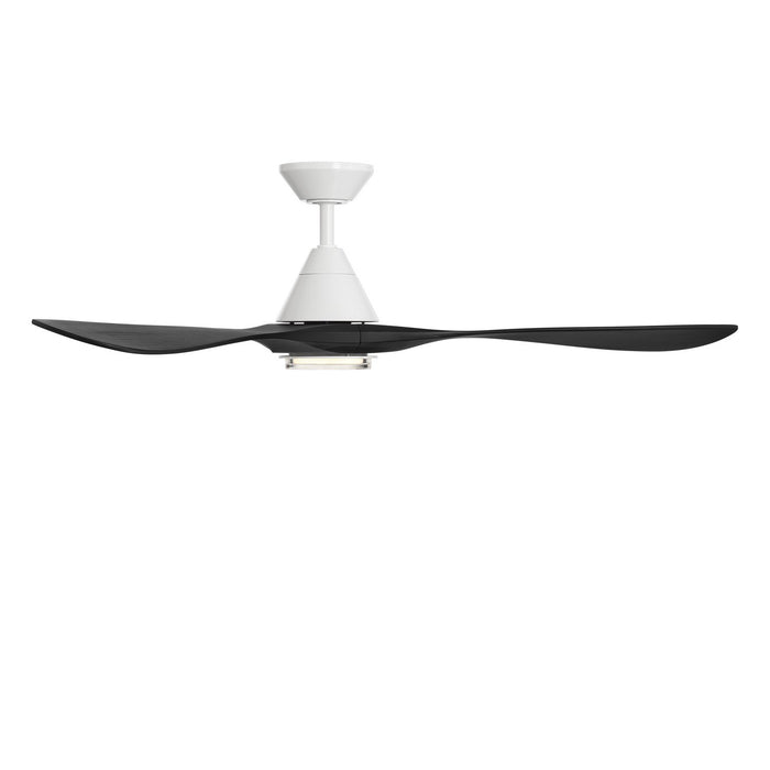 Modern Forms Fans FR-D2504-60L-MW/MB 60" Ceiling Fan, Matte White/Matte Black