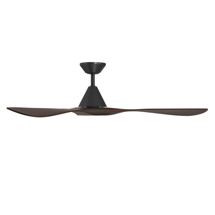 Modern Forms Fans FR-D2504-60-MB/DW 60" Ceiling Fan, Matte Black/Dark Walnut