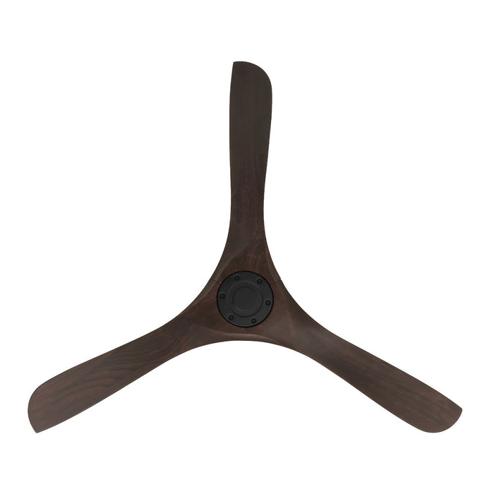 Modern Forms Fans FR-D2504-60-MB/DW 60" Ceiling Fan, Matte Black/Dark Walnut
