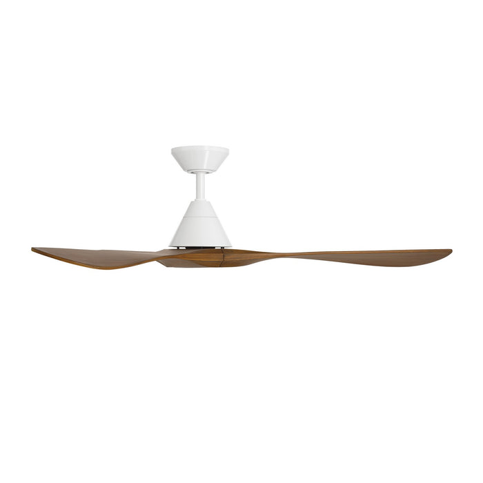 Modern Forms Fans FR-D2504-60-MW/DK 60" Ceiling Fan, Matte White/Distressed Koa
