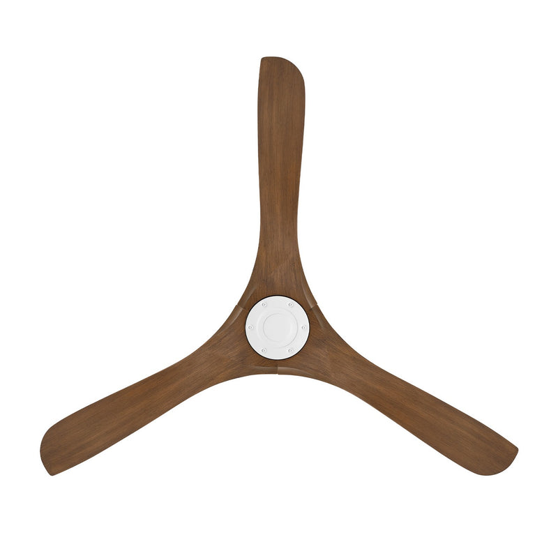 Modern Forms Fans FR-D2504-60-MW/DK 60" Ceiling Fan, Matte White/Distressed Koa