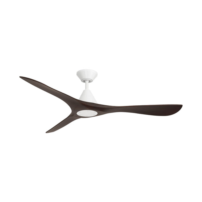 Modern Forms Fans FR-D2504-60-MW/DW 60" Ceiling Fan, Matte White/Dark Walnut