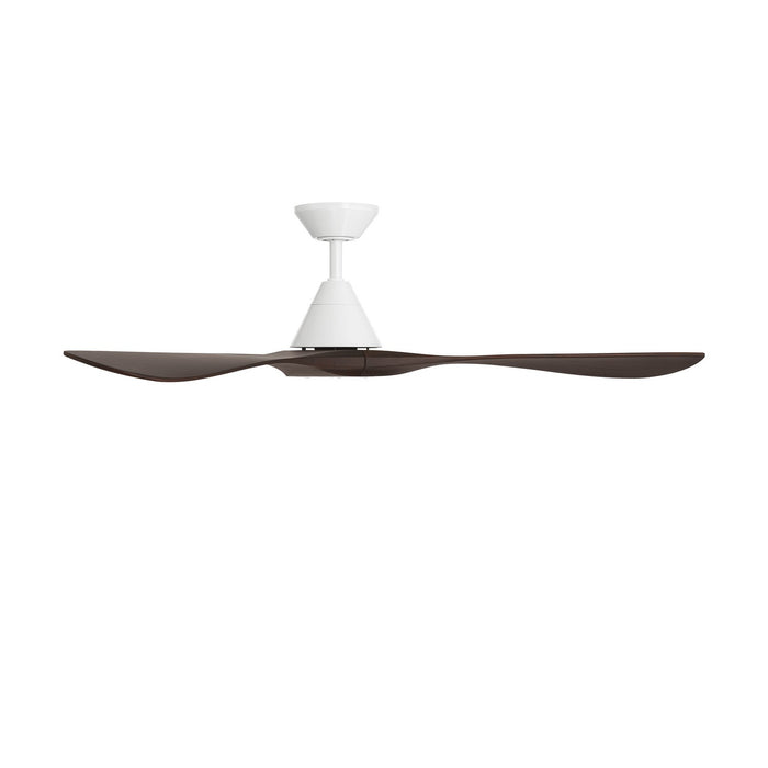 Modern Forms Fans FR-D2504-60-MW/DW 60" Ceiling Fan, Matte White/Dark Walnut