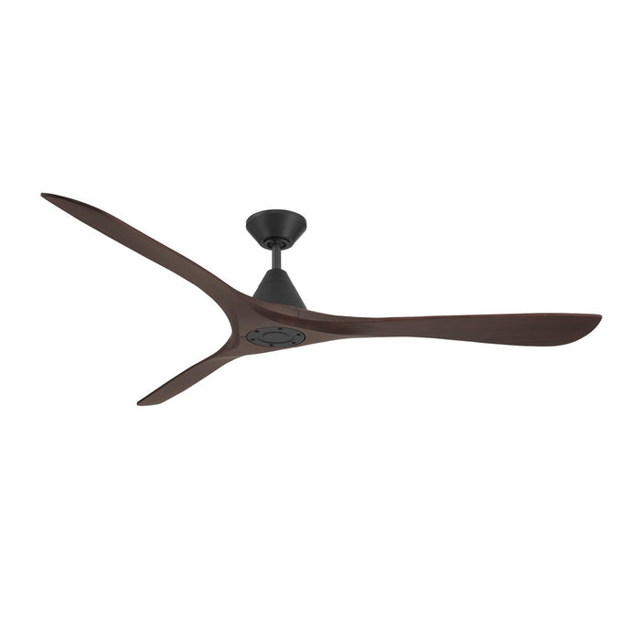 Modern Forms Fans FR-D2504-72-MB/DW 72" Ceiling Fan, Matte Black/Dark Walnut