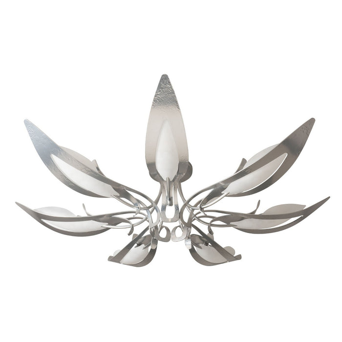 Hubbardton Forge 121320-SKT-85-BB0823 Seven Light Semi-Flush Mount, Sterling