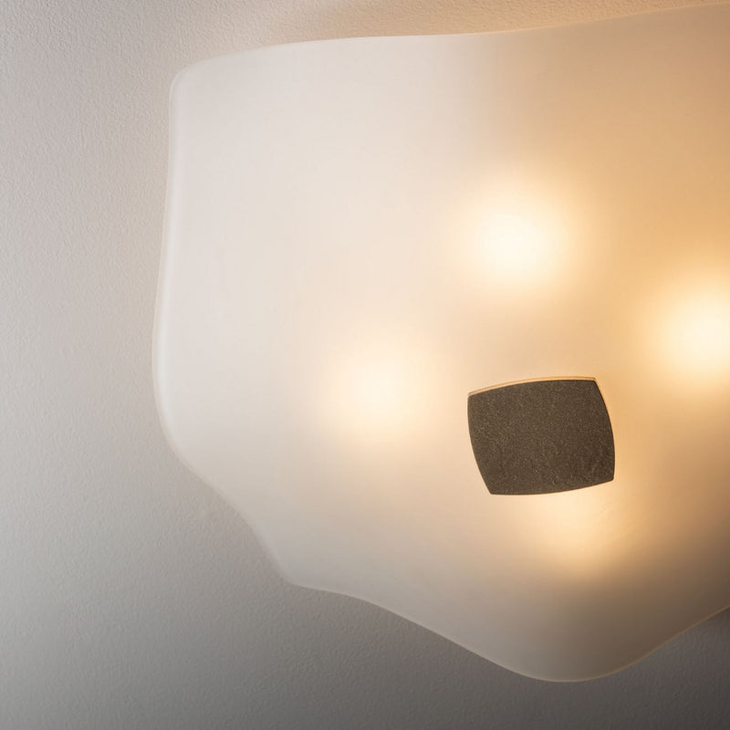 Hubbardton Forge 121500-SKT-84-FD0834 Four Light Semi-Flush Mount, Soft Gold