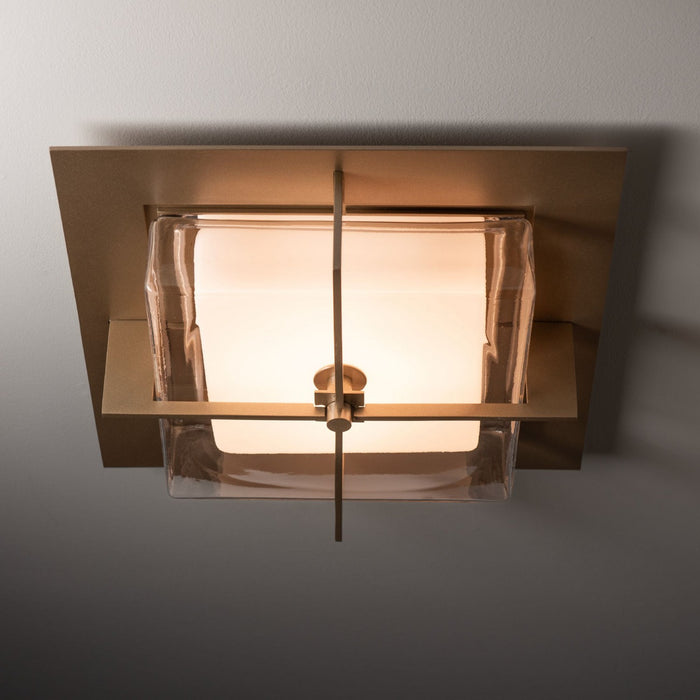 Hubbardton Forge 126400-LED-84-ZM0827 LED Flush Mount, Soft Gold